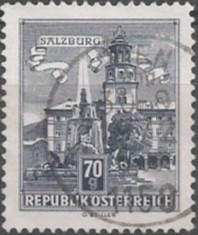 postage stamp designer: "Salzburg Residence"