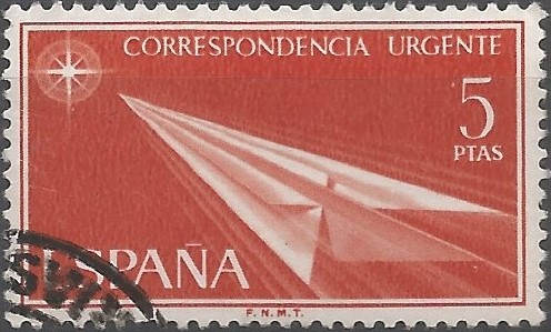 postage stamp engraver: paper arrow