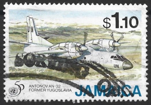 Antonov AN-32 (design supervision, 1982): light military transport aircraft. Its main purpose is to transport cargoes over short and medium range air routes, carry military personnel, and aerial delivery of paratroopers: United Nations AN-32 operating in the former Yugoslavia. (Antonov Company, 2012)